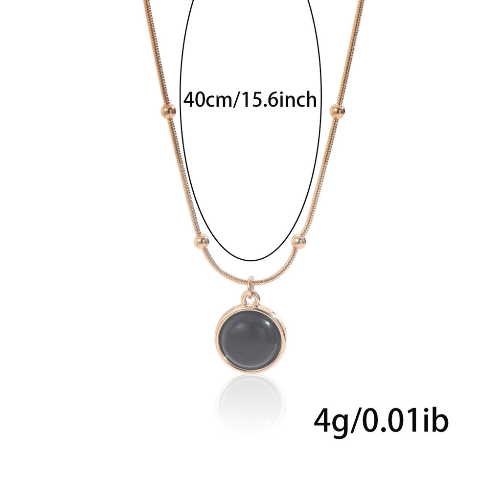 Mood Ring Gold Necklace