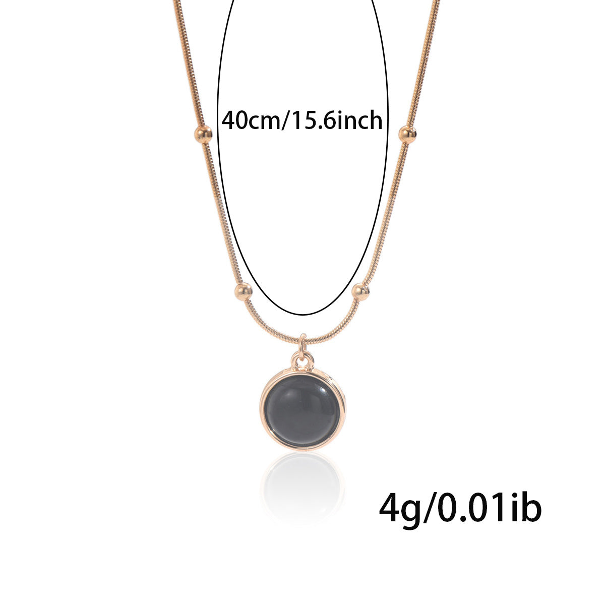 MOOD RING GOLD NECKLACE