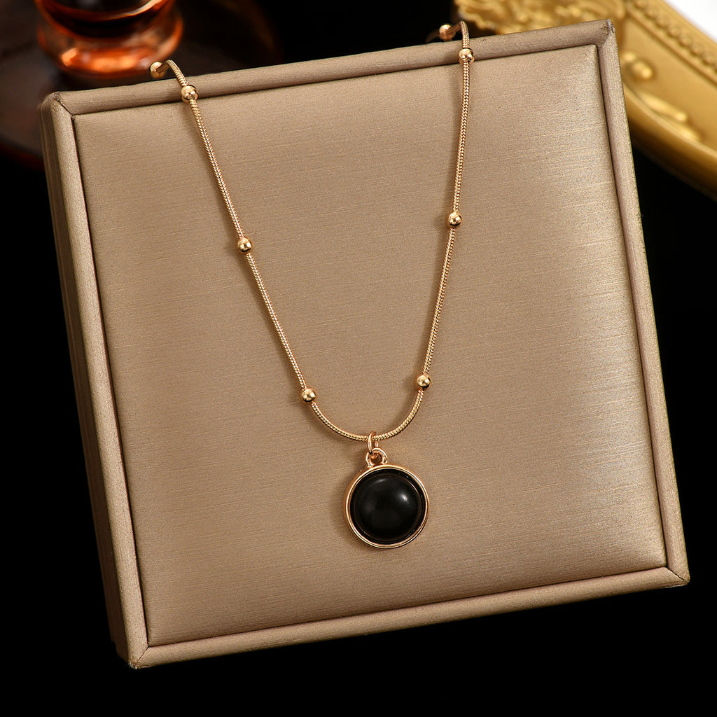 Mood Ring Gold Necklace