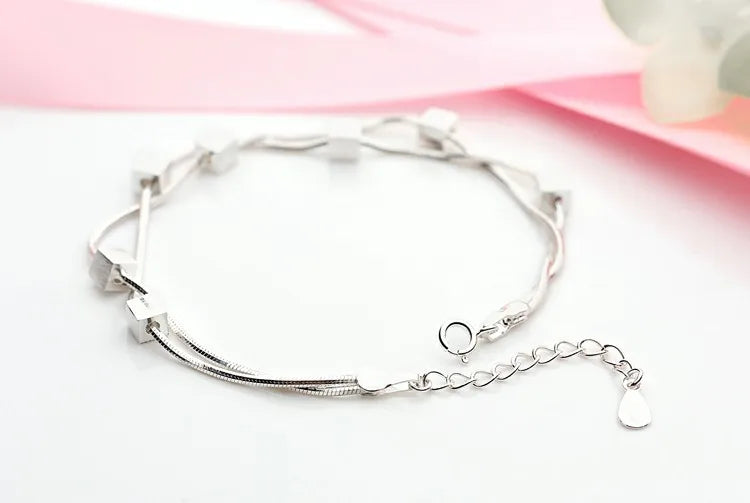 925 Stamp Silver Bracelet