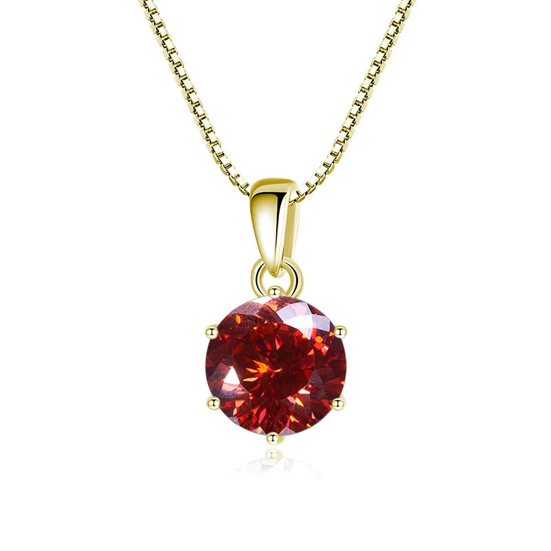 MOISSANITE SILVER NECKLACE