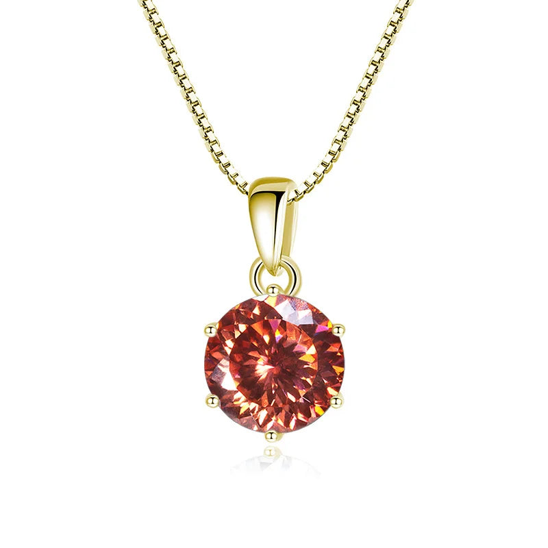 MOISSANITE SILVER NECKLACE