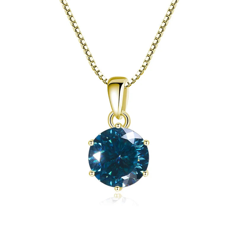 MOISSANITE SILVER NECKLACE