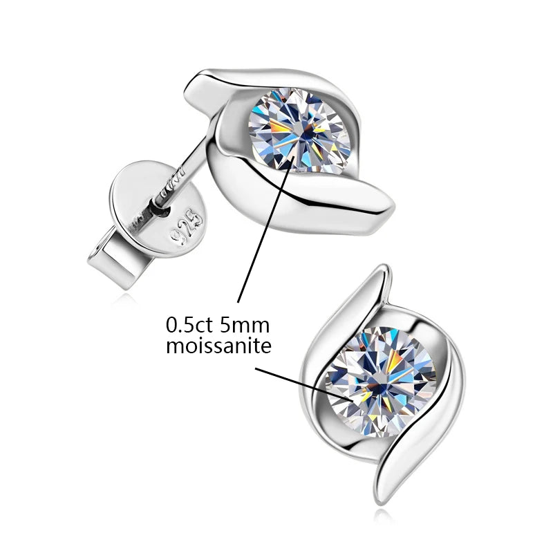 925 SILVER MOISSANITE JEWELRY SET