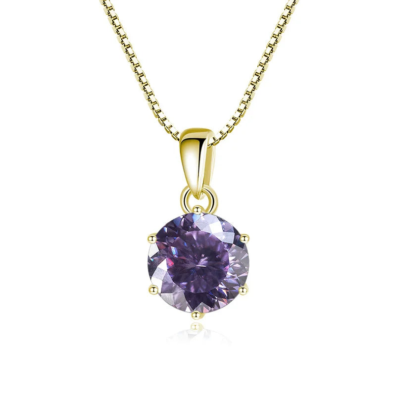 MOISSANITE SILVER NECKLACE