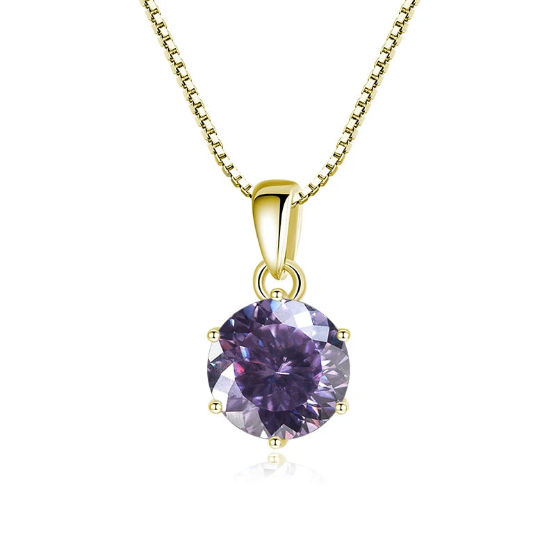 MOISSANITE SILVER NECKLACE