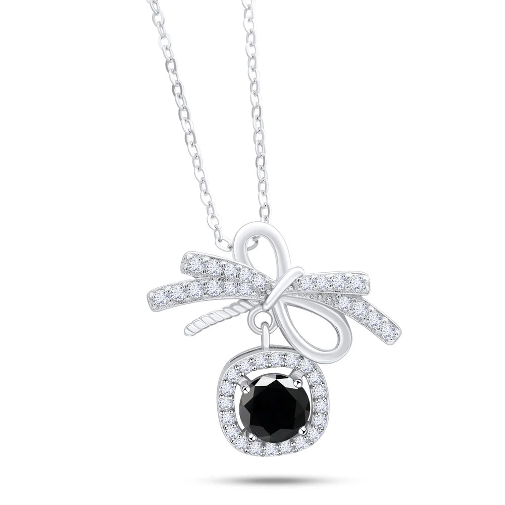 1CT MOISSANITE STERLING NECKLACE