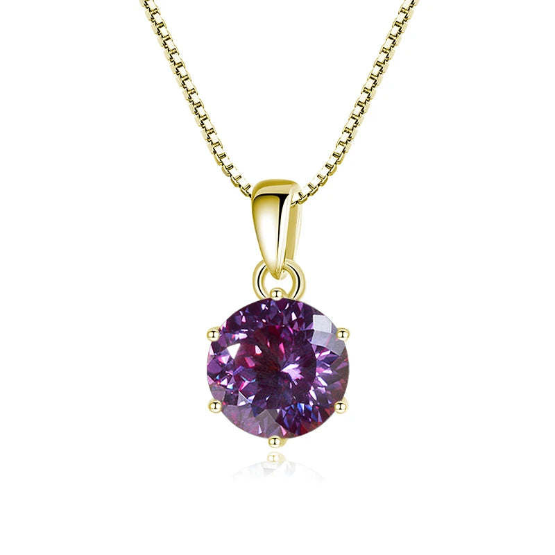 MOISSANITE SILVER NECKLACE