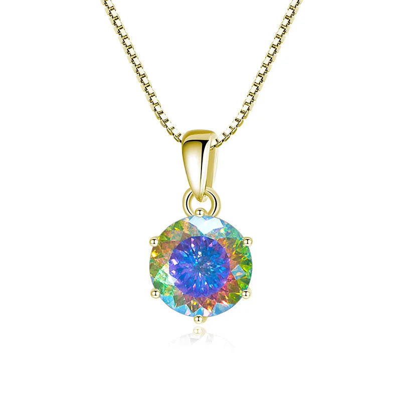 MOISSANITE SILVER NECKLACE