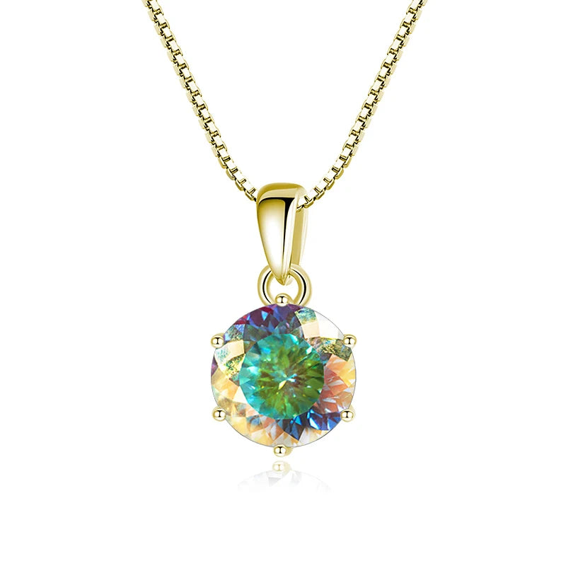MOISSANITE SILVER NECKLACE