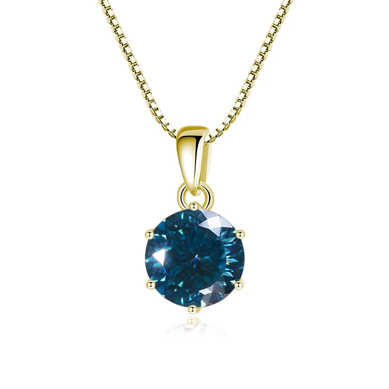 MOISSANITE SILVER NECKLACE