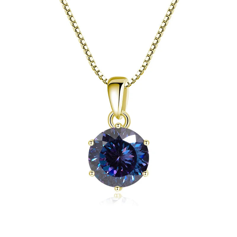MOISSANITE SILVER NECKLACE