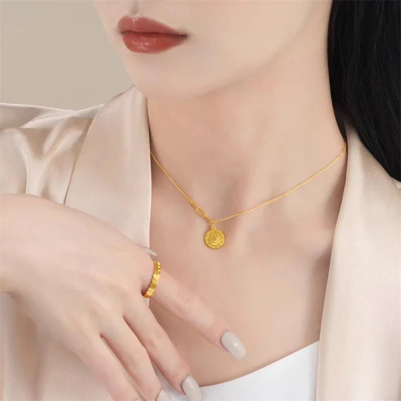 LUXURY 18K GOLD NECKLACE
