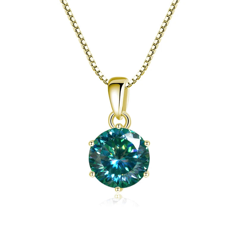 MOISSANITE SILVER NECKLACE