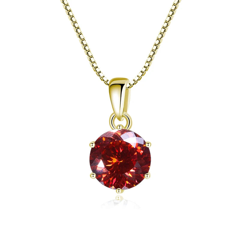 MOISSANITE SILVER NECKLACE