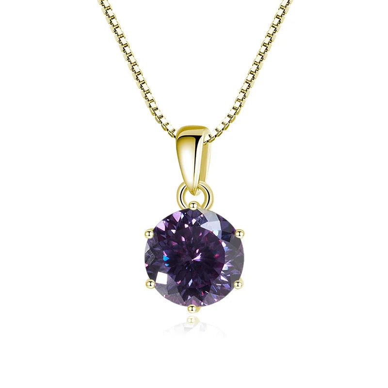 MOISSANITE SILVER NECKLACE