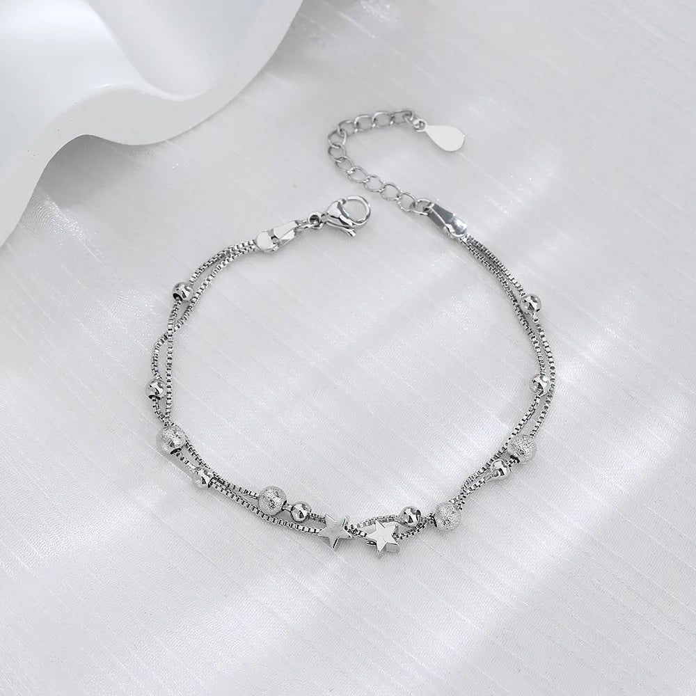 925 Stamp Silver Bracelet