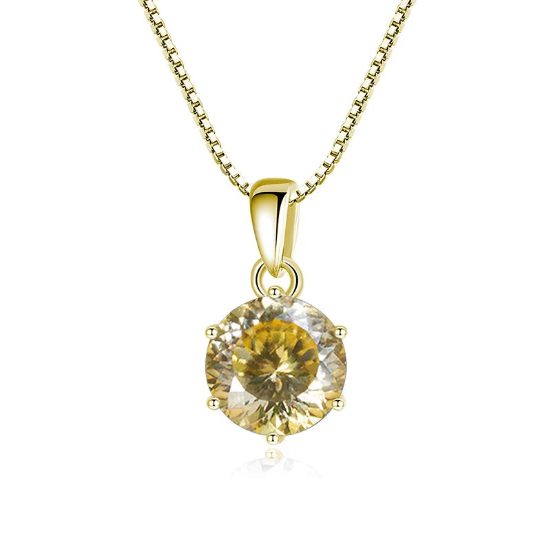 MOISSANITE SILVER NECKLACE