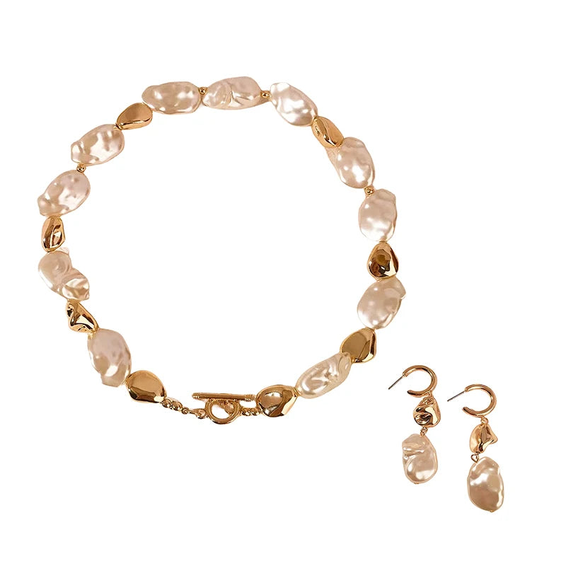 Classic Vintage Baroque Pearl Set