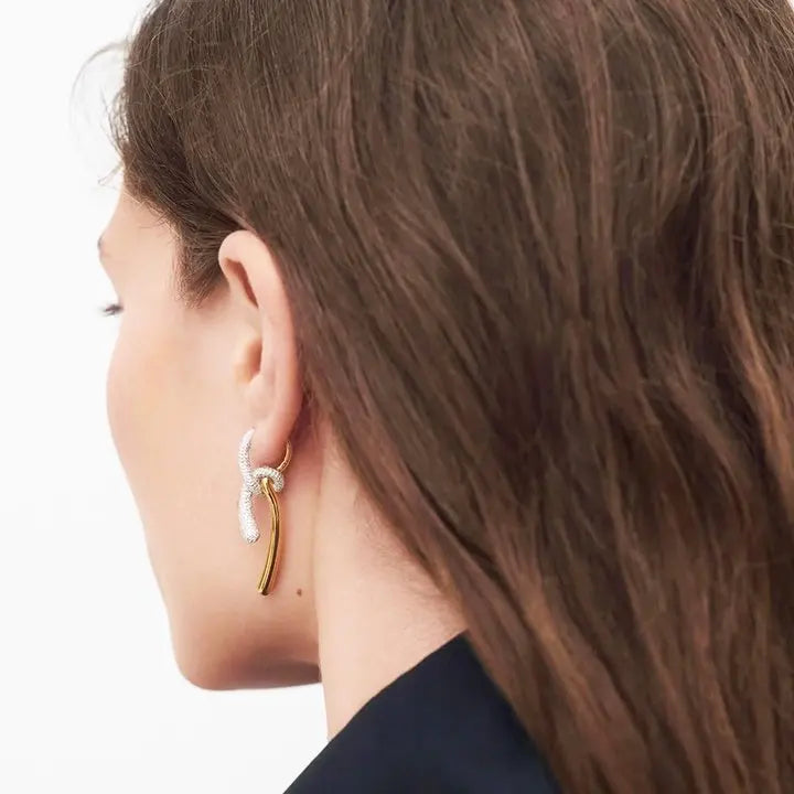 KNOTTED DESIGNER DROP EARRINGS