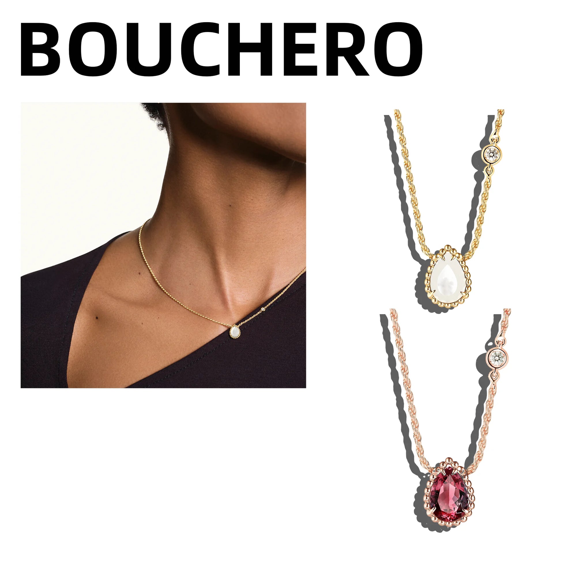 WATERDROP SILVER NECKLACE