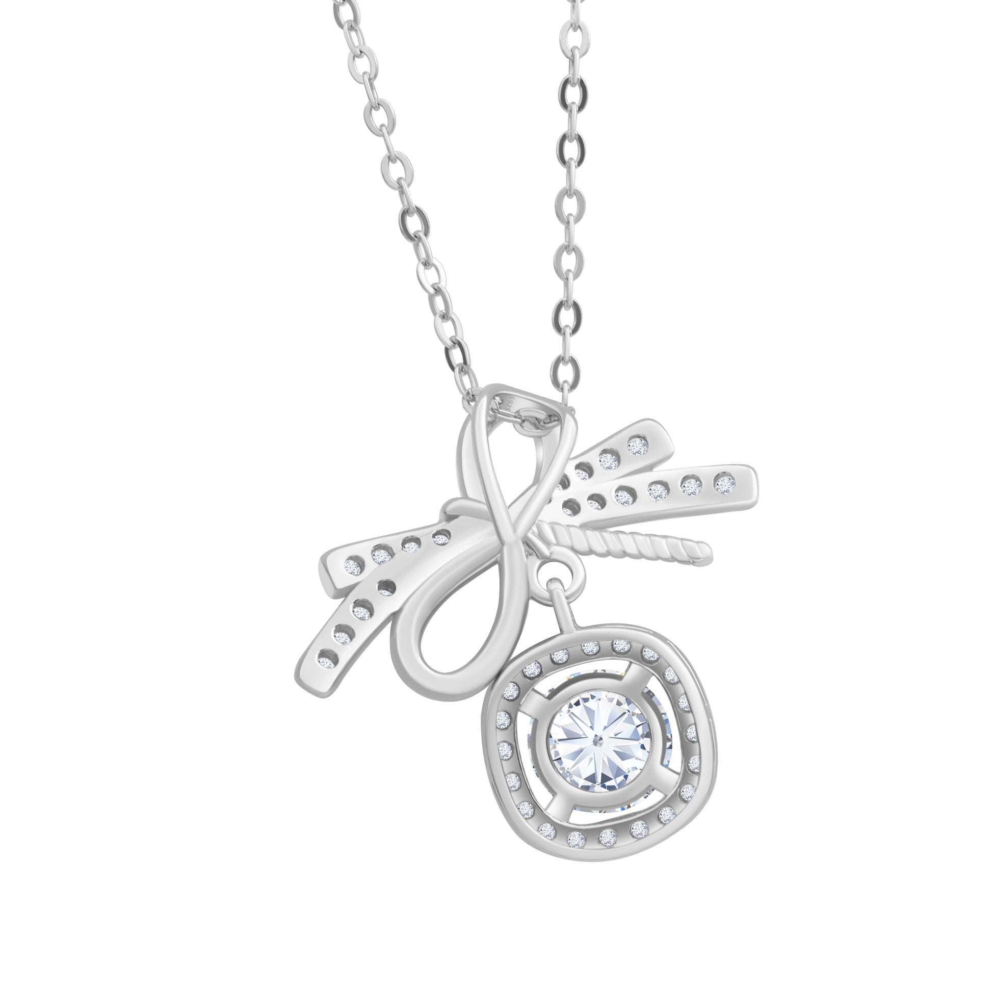 1CT MOISSANITE STERLING NECKLACE
