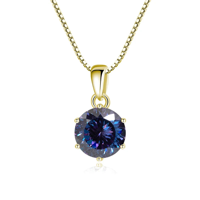 MOISSANITE SILVER NECKLACE