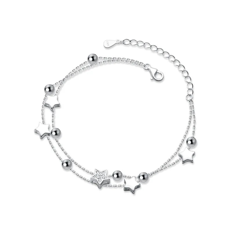 925 Stamp Silver Bracelet