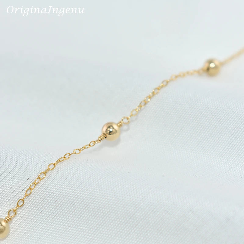 Handmade 14K Gold Filled Beads Bracelet