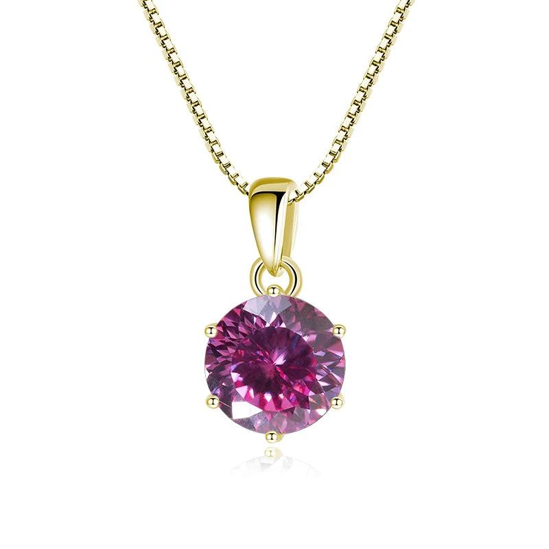 MOISSANITE SILVER NECKLACE