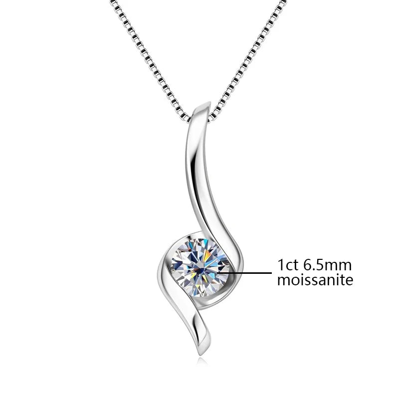 925 SILVER MOISSANITE JEWELRY SET