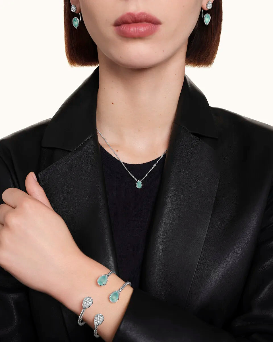 WATERDROP SILVER NECKLACE