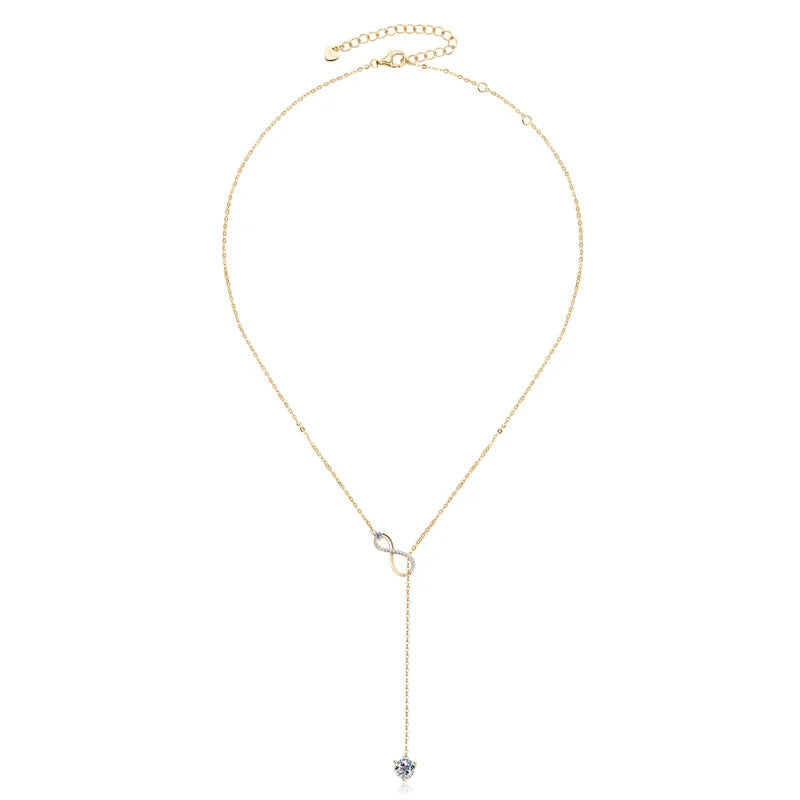 925 Silver Infinity Necklace