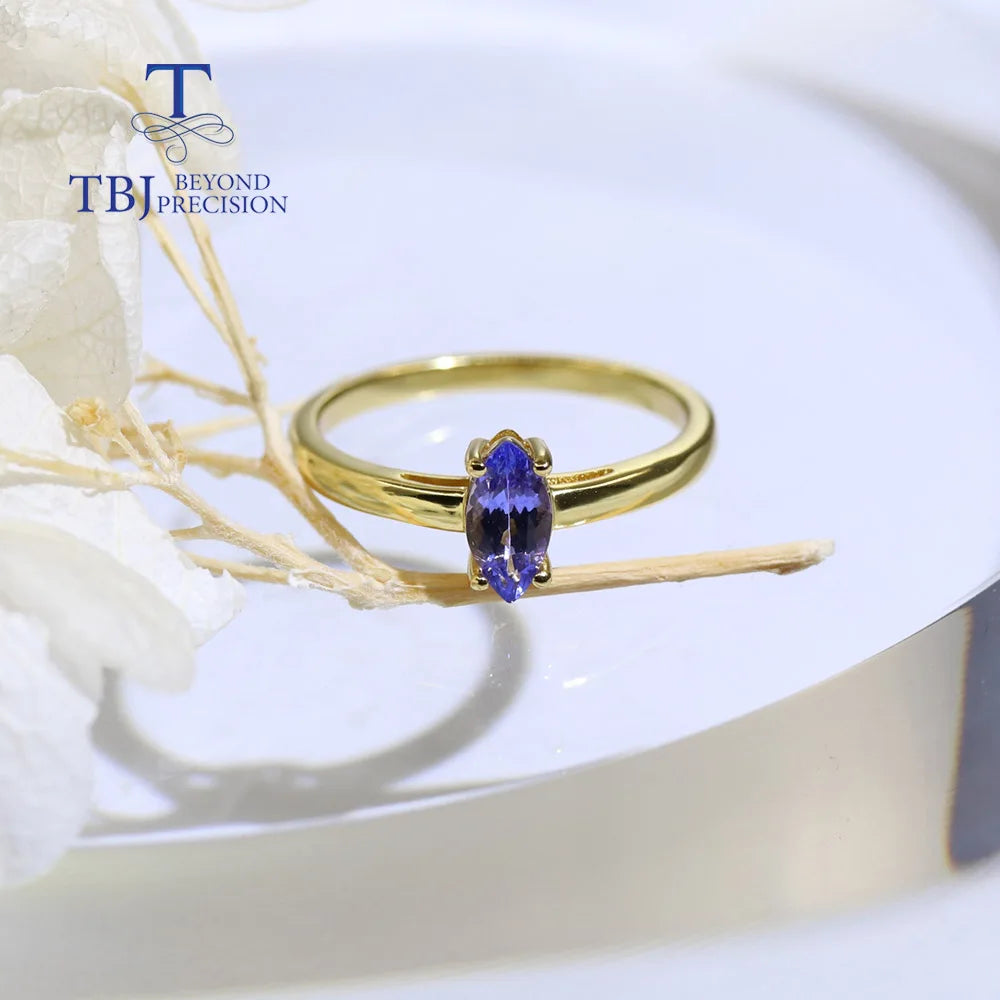 TANZANITE RING 925 SILVER