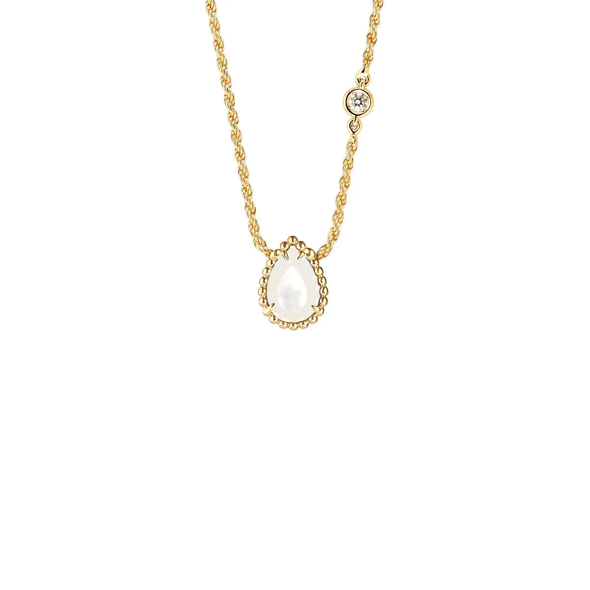 WATERDROP SILVER NECKLACE