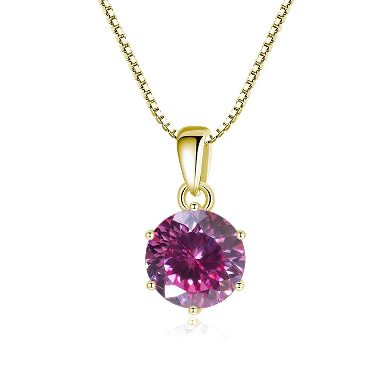 MOISSANITE SILVER NECKLACE