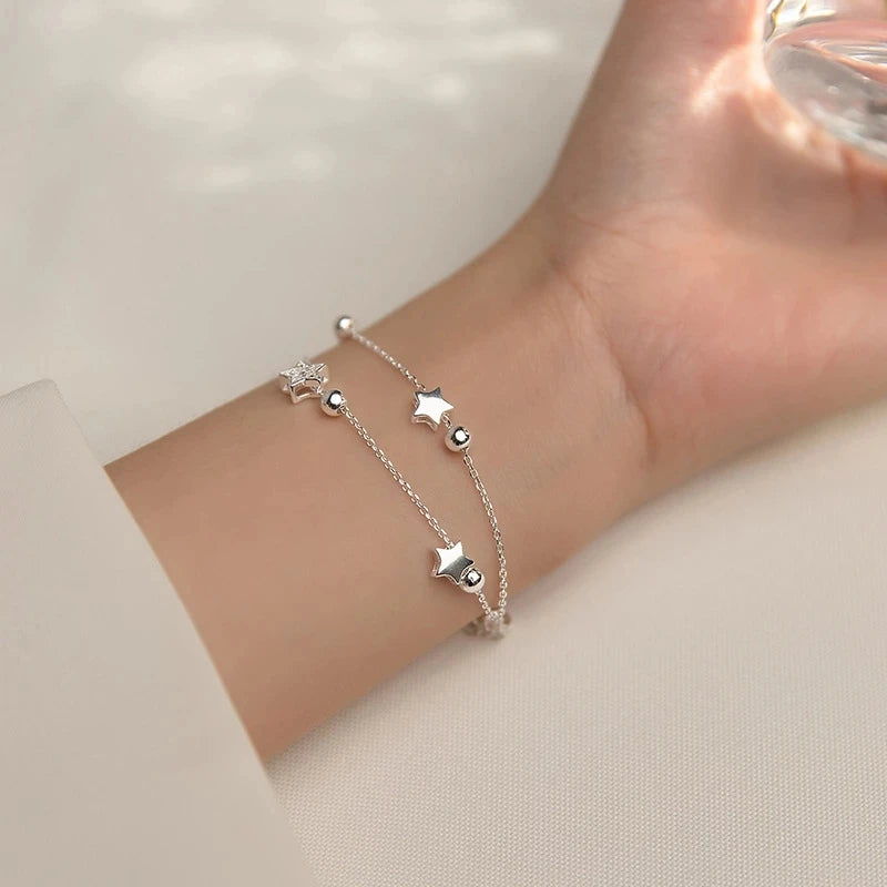 925 Stamp Silver Bracelet