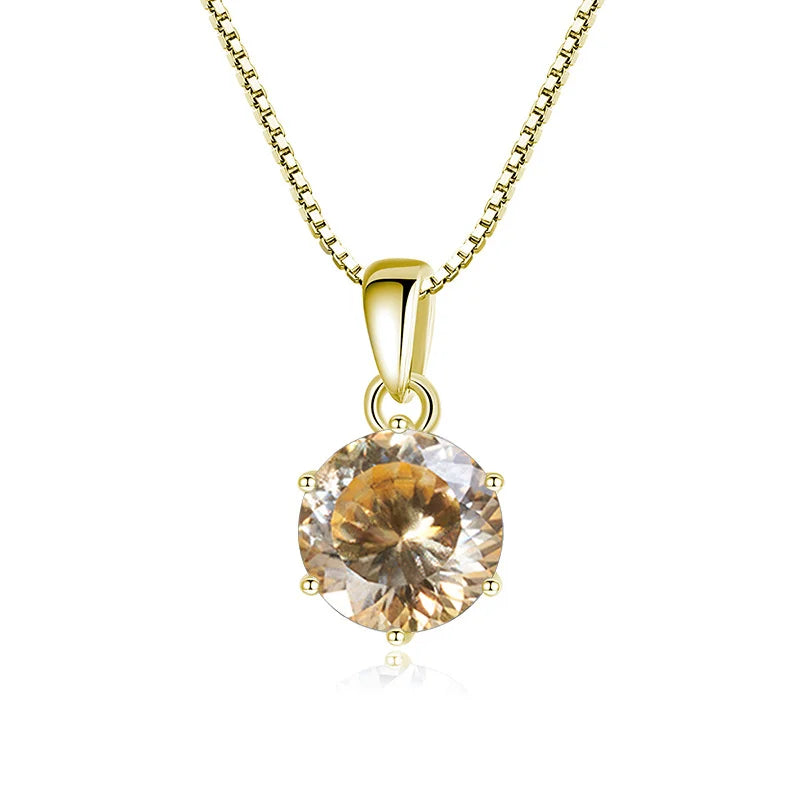 MOISSANITE SILVER NECKLACE