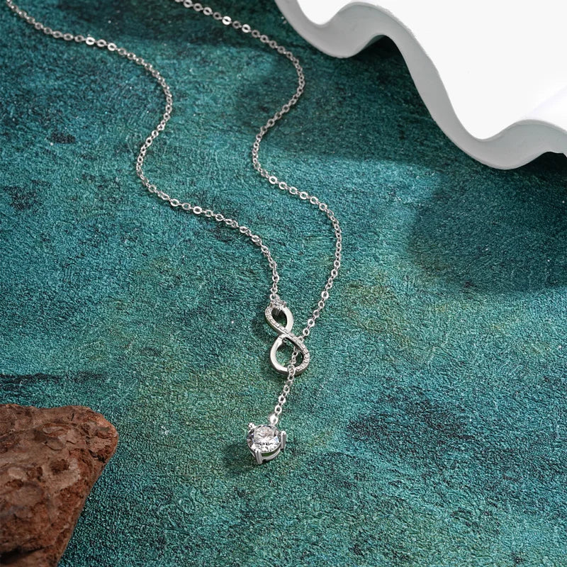 925 Silver Infinity Necklace
