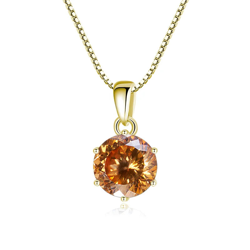 MOISSANITE SILVER NECKLACE