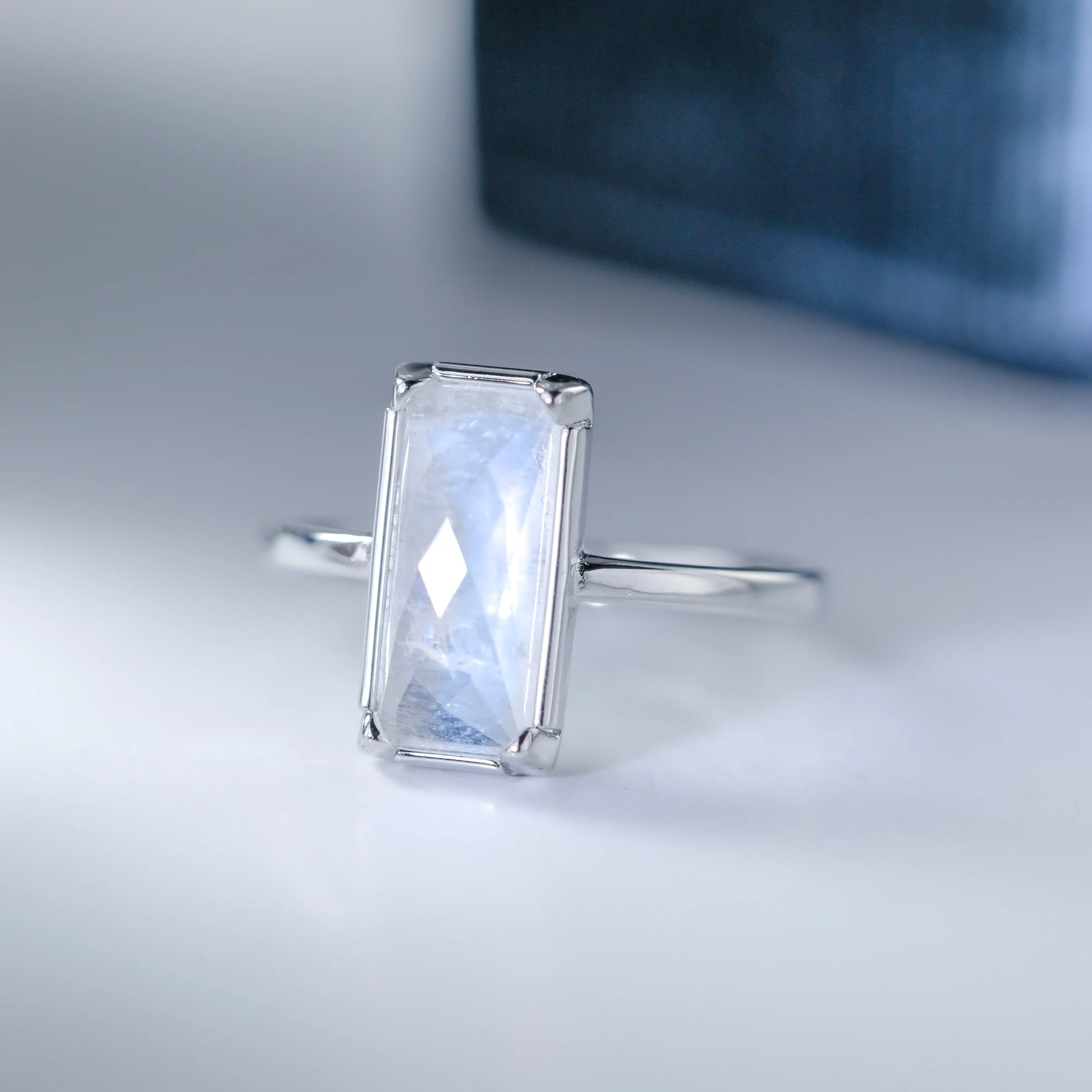 MOONSTONE SILVER  RING