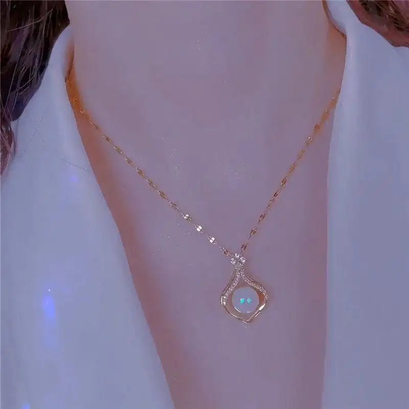 KPOP PEARL CHOKER NECKLACE