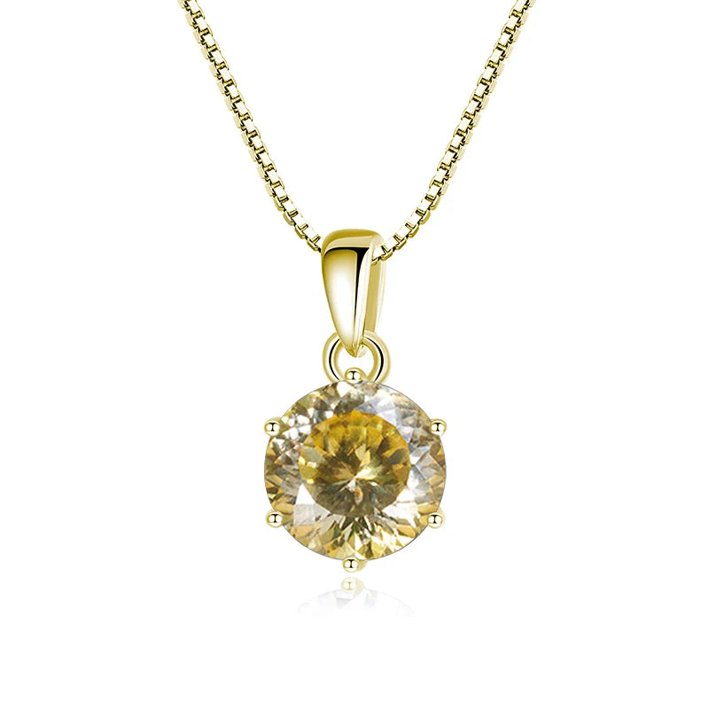 MOISSANITE SILVER NECKLACE