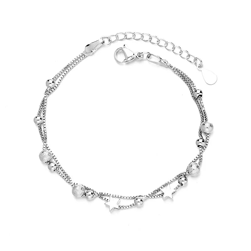 925 Stamp Silver Bracelet