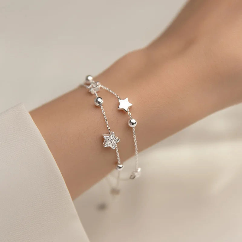 925 Stamp Silver Bracelet