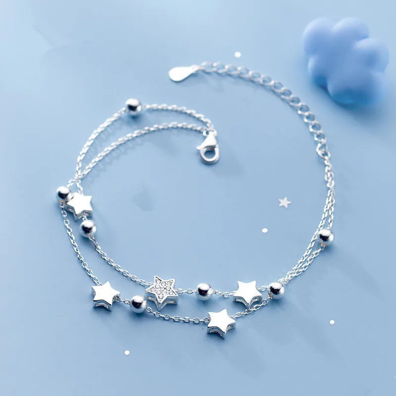925 Stamp Silver Bracelet