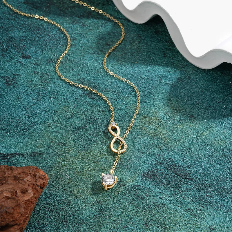 925 Silver Infinity Necklace