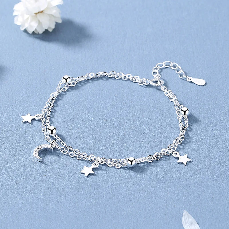 925 Stamp Silver Bracelet