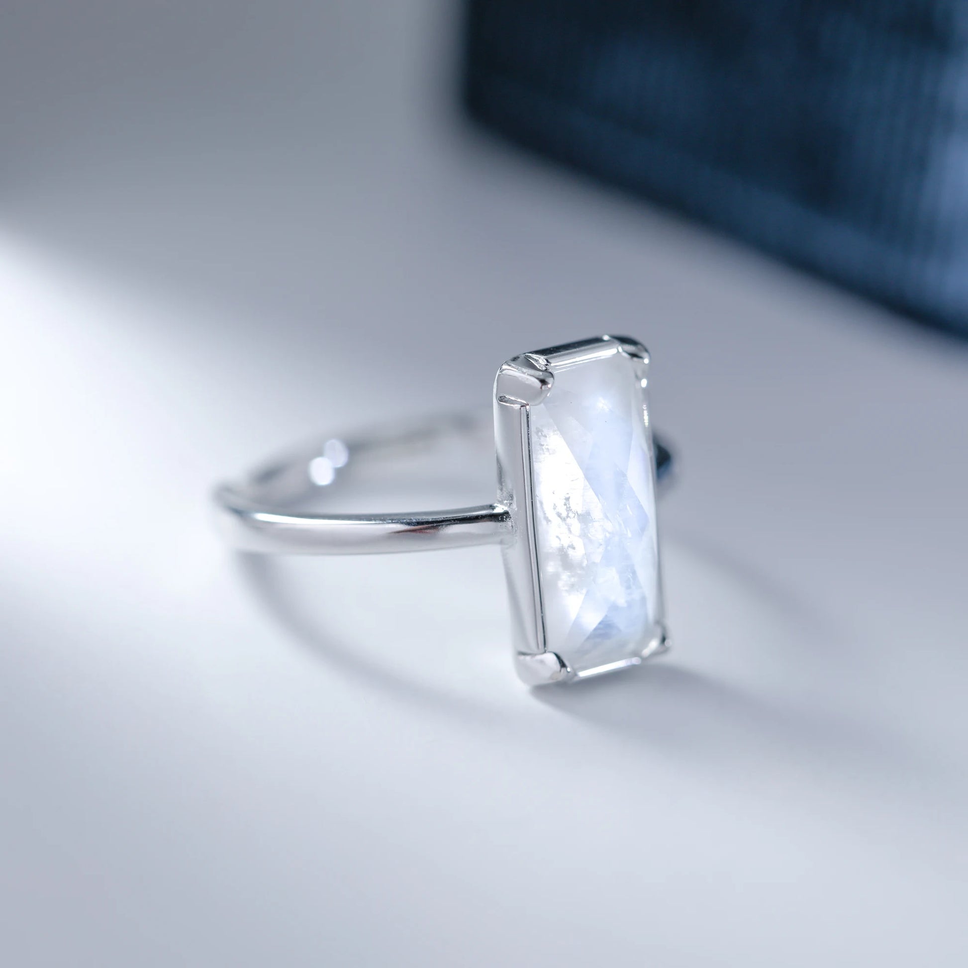 MOONSTONE SILVER  RING