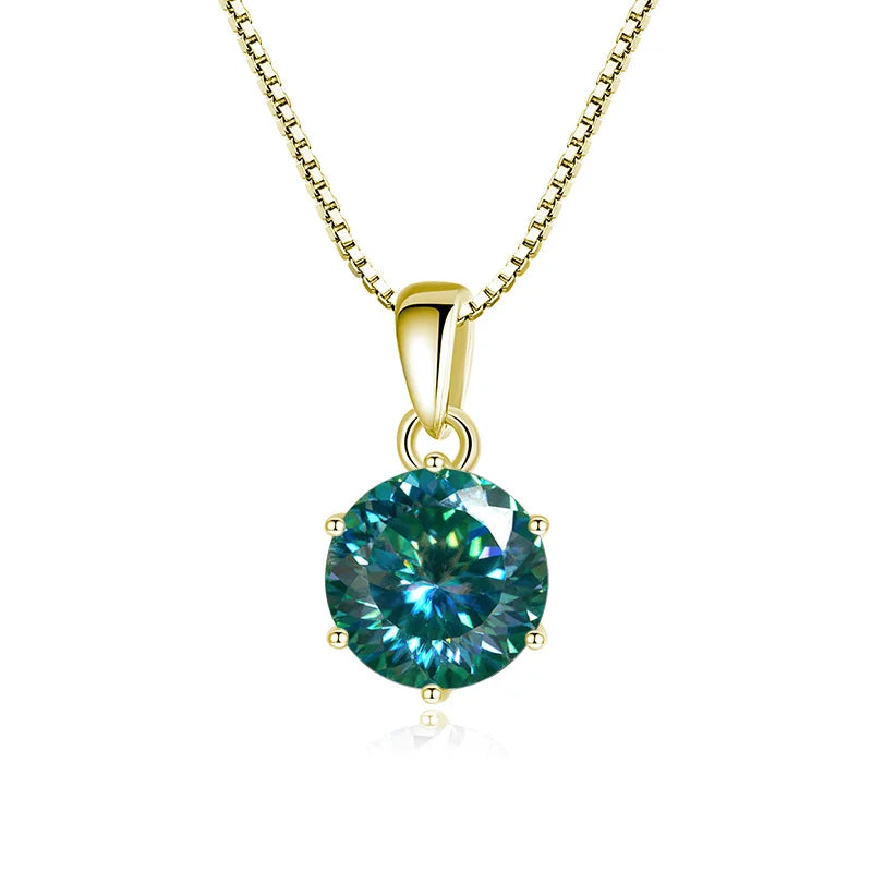 MOISSANITE SILVER NECKLACE